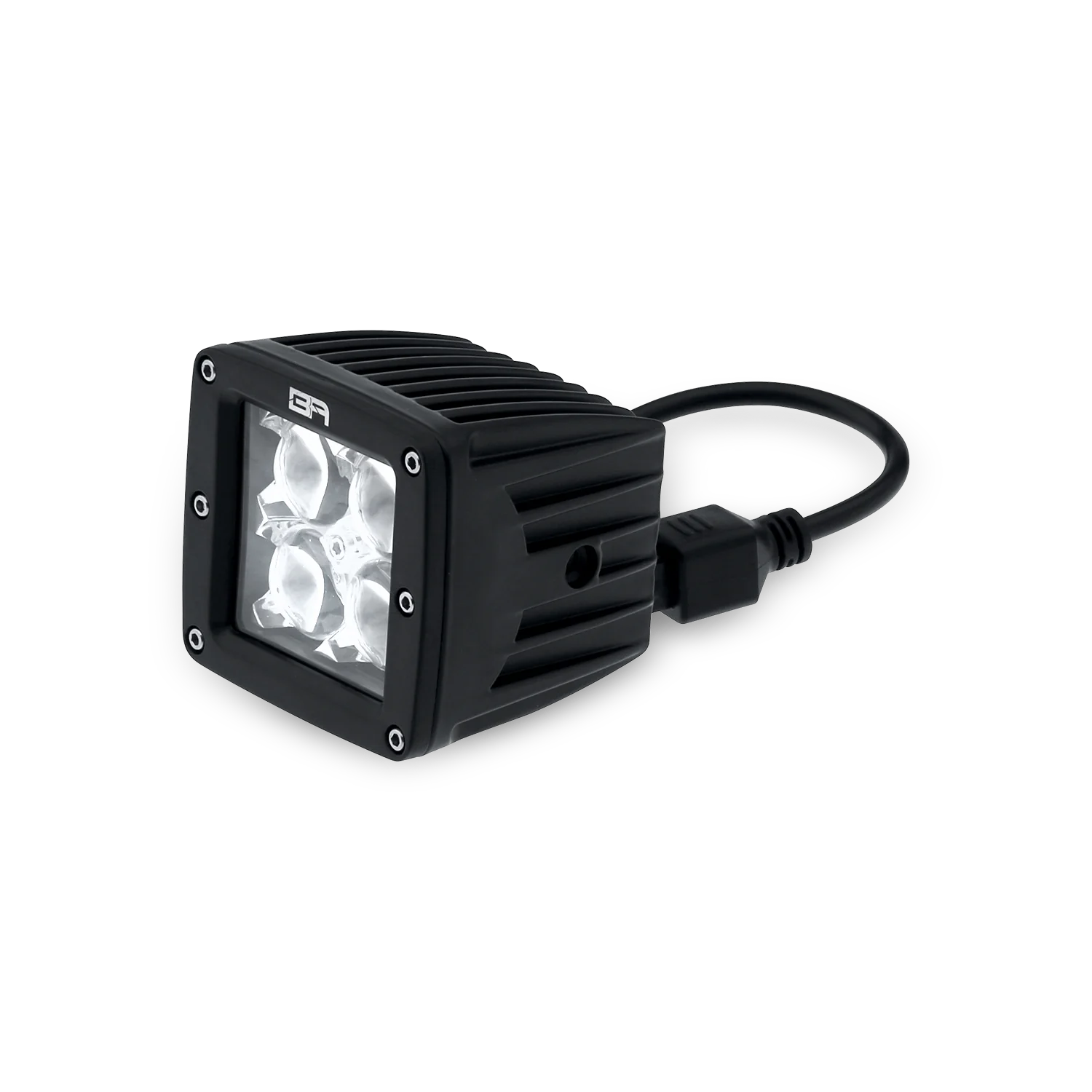 Body Armor 4x4 Cube LED Light Spot Pair with Wiring Harness