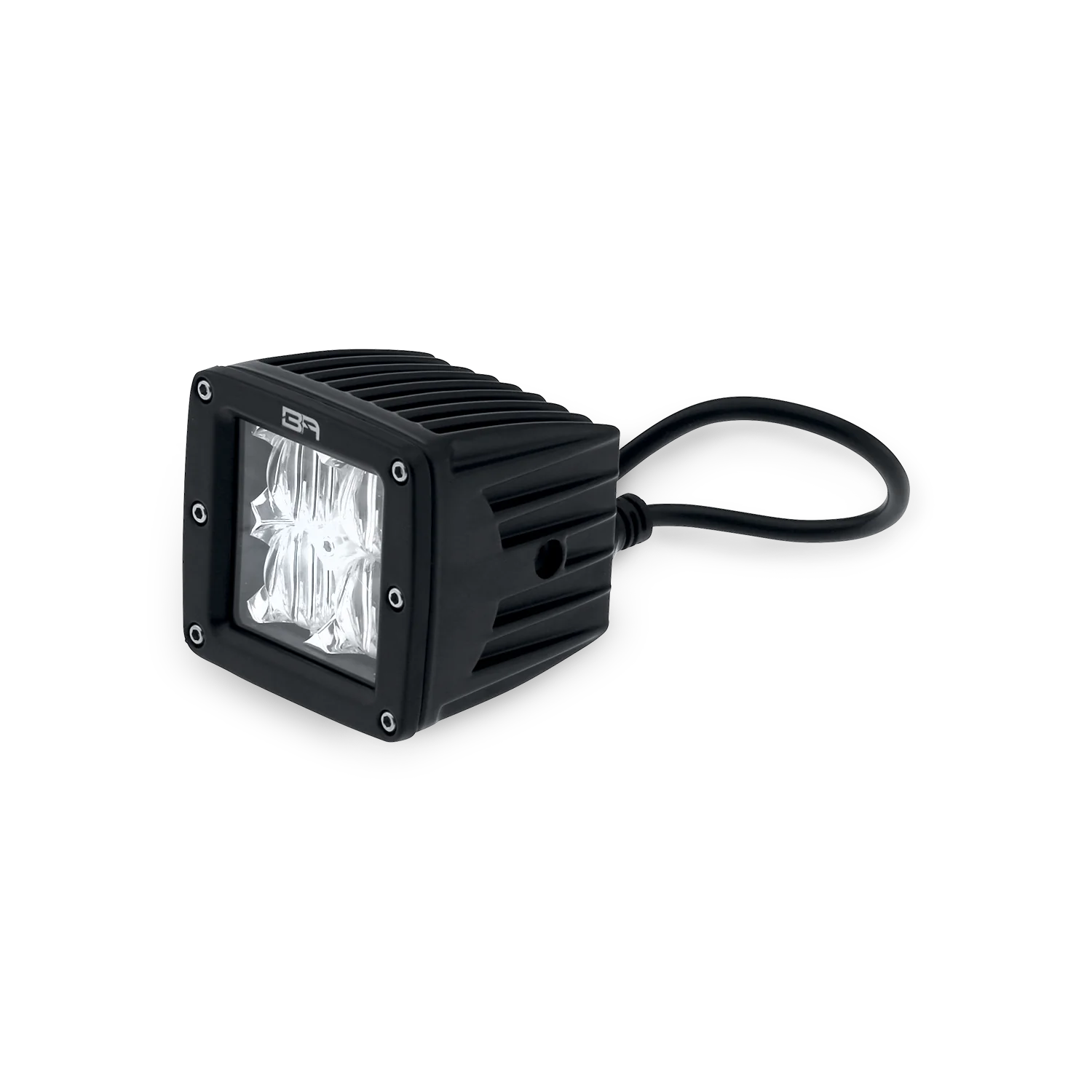 Body Armor 4x4 Cube LED Light Flood Pair with Wiring Harness - 0