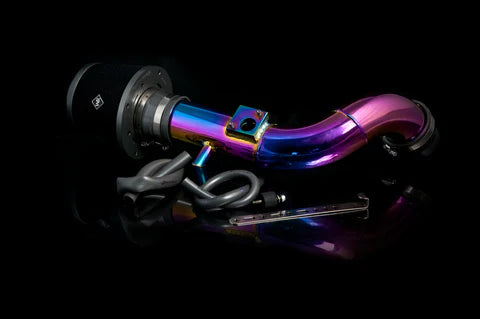 Weapon R 08-12 Honda Accord 4 Cylinder (w/ MAF Sensor Adapter) Neo Titanium Secret Weapon Intake