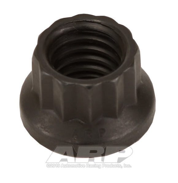 3/8-16 12PT BLK NUT