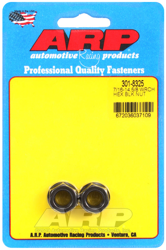 7/16-14, 5/8 WRCH HEX BLK NUT