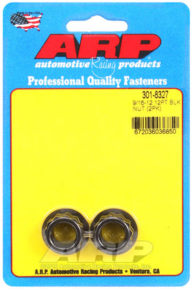 9/16-12 12PT BLK NUT (2PK)