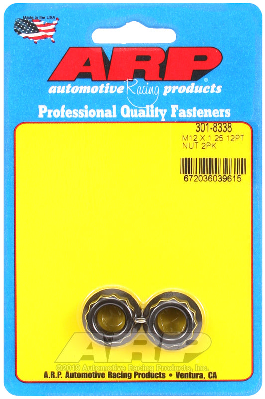 M12 X 1.25 12PT NUT 2PK