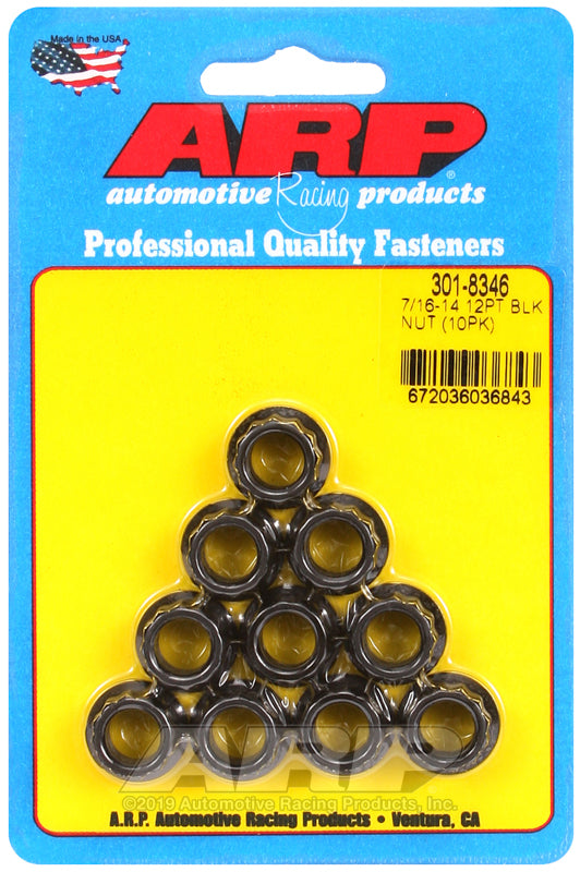 ARP 7/16in-14 12pt Nut Kit