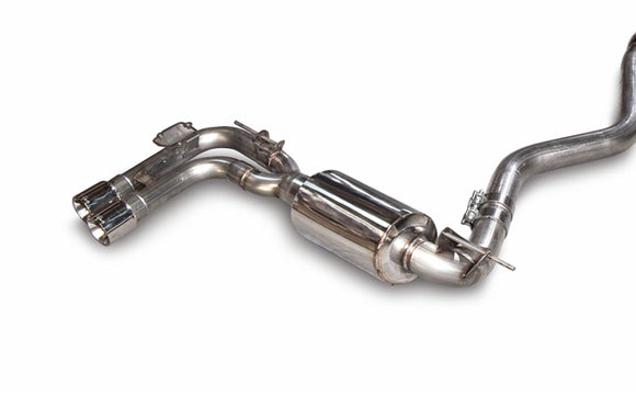 AWE Touring Edition Axle-back Exhaust for BMW F3X 28i / 30i, Single Side - Chrome Silver Tips (80mm)