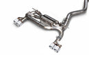 AWE Touring Edition Axle-back Exhaust, Quad Outlet for BMW F3X N20/N26 328i/428i - Chrome Silver Tips (80mm)-1