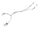 AWE Track Edition Exhaust for Audi B9 S5 Sportback - Non-Resonated - Chrome Silver 102mm Tips-1