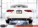 AWE Track Edition Exhaust for Audi B9 S5 Sportback - Non-Resonated - Chrome Silver 102mm Tips-2
