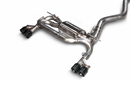 AWE Touring Edition Axle-back Exhaust, Quad Outlet for BMW F3X N20/N26 328i/428i - Diamond Black Tips (80mm)-1