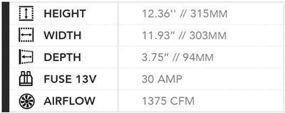 SPAL 1363 CFM 11in High Performance Fan - Pull (VA03-AP70/LL-37A)