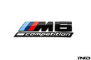 IND F1X M6 Competition Trunk Emblem - Gloss Black-1