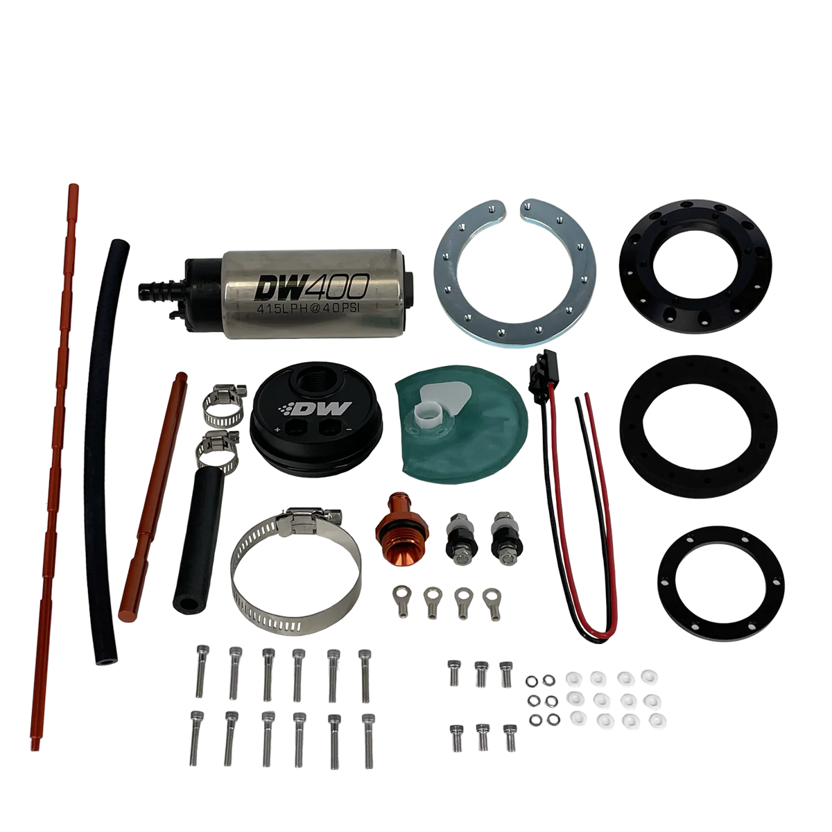 DeatschWerks Universal In-Tank Pump Mount Includes DW400 415lph Fuel Pump