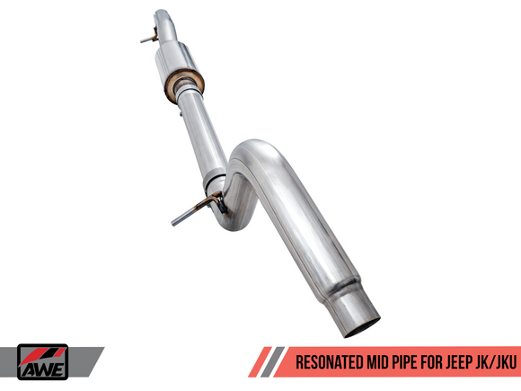 AWE Resonated Mid Pipe for Jeep JK/JKU 3.6L