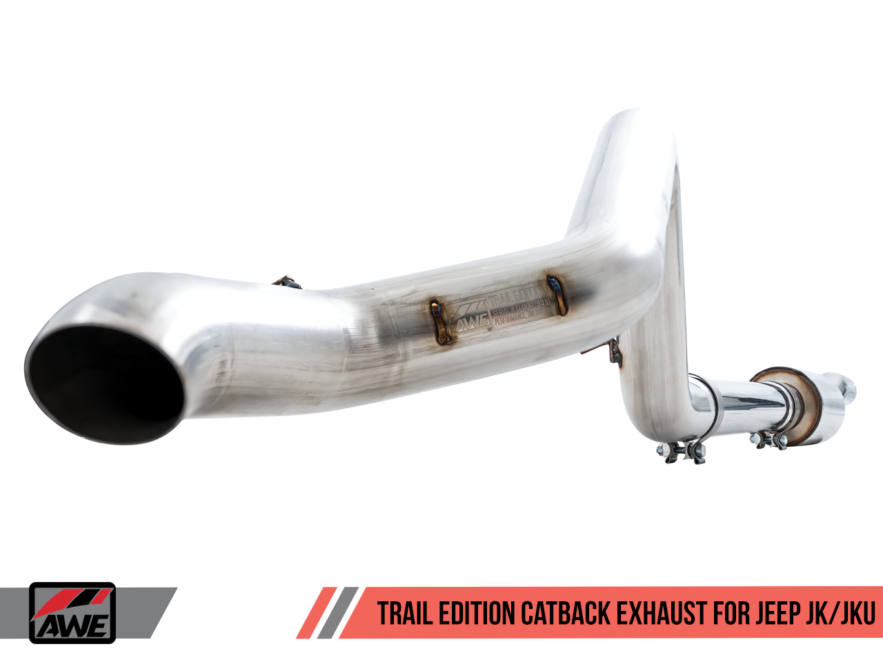AWE Trail Edition Catback Exhaust for Jeep JK/JKU 3.6L - 0