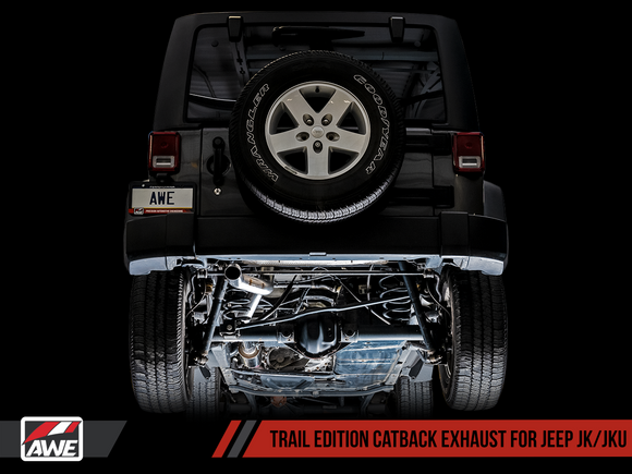 AWE Trail Edition Catback Exhaust for Jeep JK/JKU 3.6L