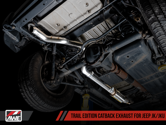 AWE Trail Edition Catback Exhaust for Jeep JK/JKU 3.6L