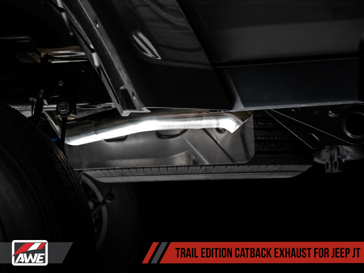 AWE Trail Edition Catback Exhaust for Jeep JT 3.6L