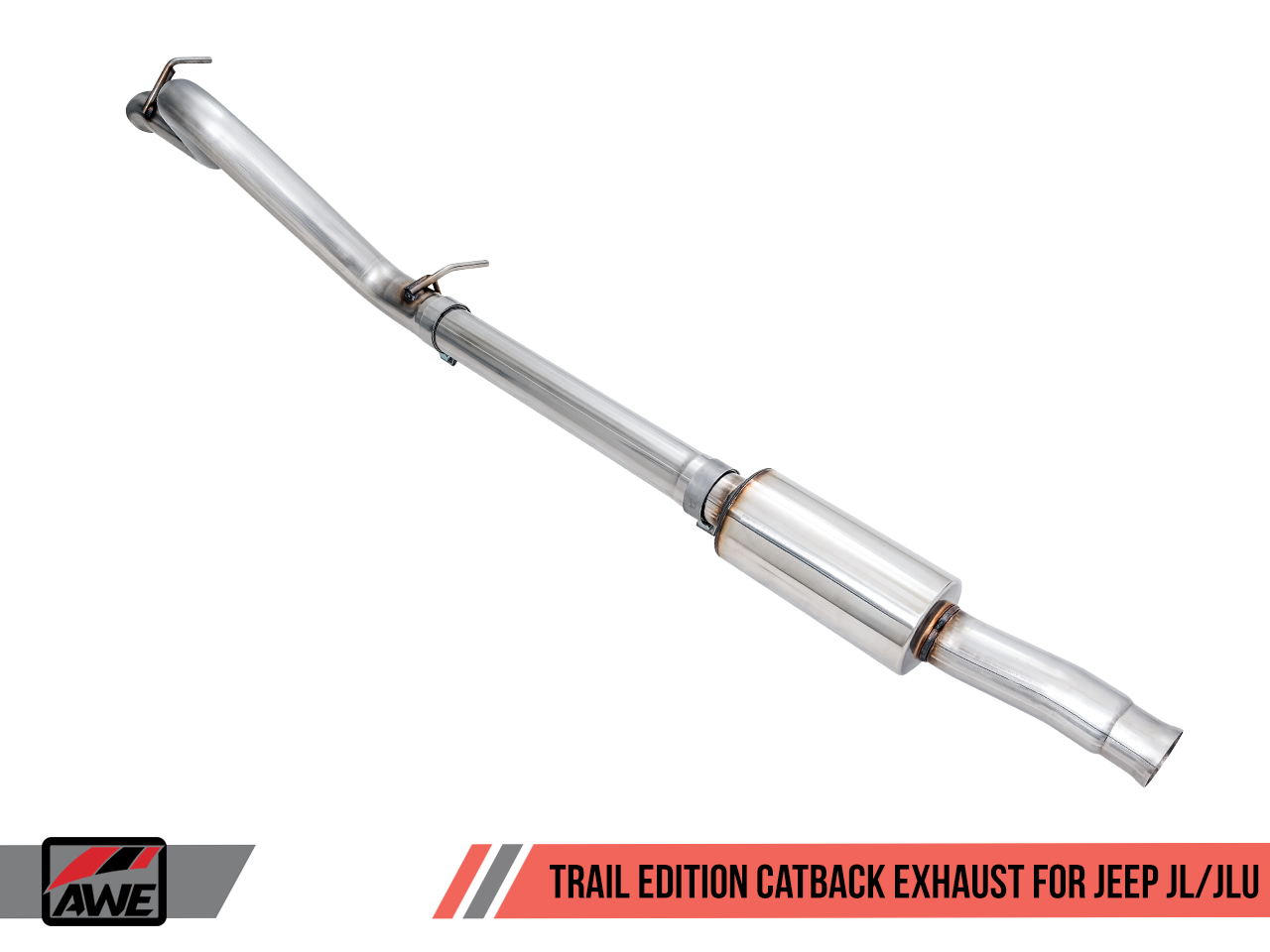 AWE Trail Edition Catback Exhaust for Jeep JL/JLU 2.0T - 0