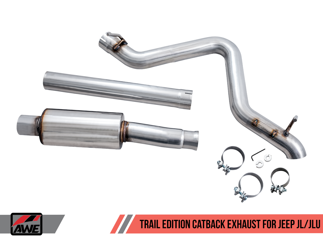 AWE Trail Edition Catback Exhaust for Jeep JL/JLU 2.0T