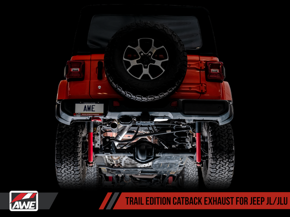 AWE Trail Edition Catback Exhaust for Jeep JL/JLU 2.0T