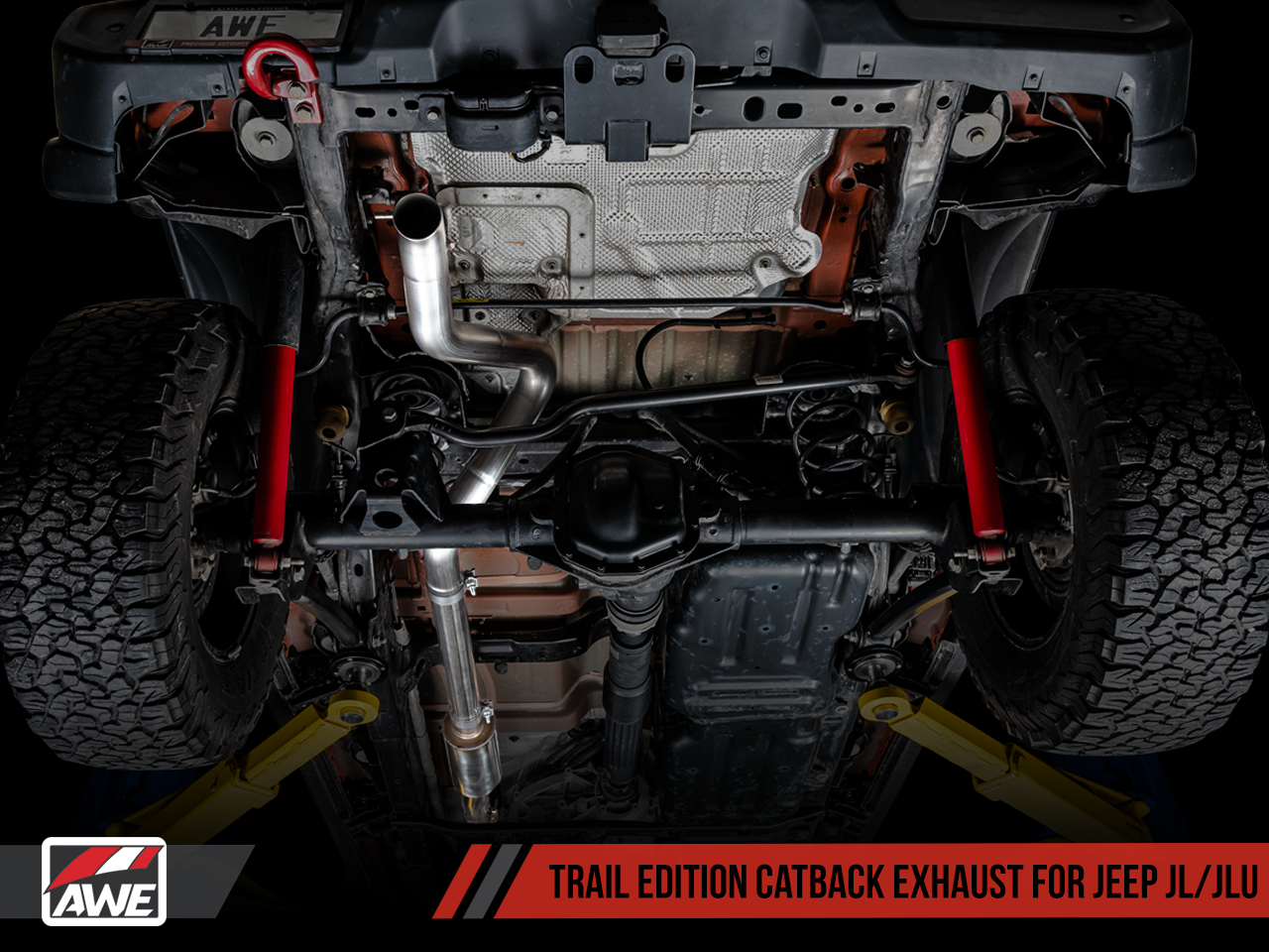 AWE Trail Edition Catback Exhaust for Jeep JL/JLU 2.0T