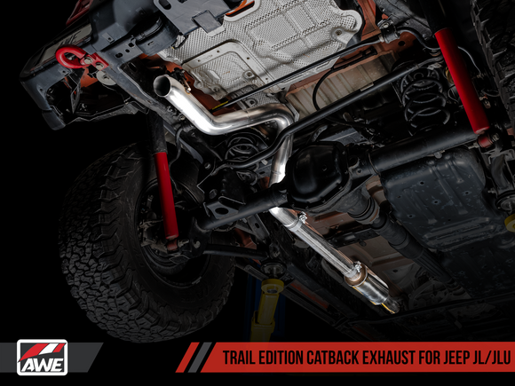 AWE Trail Edition Catback Exhaust for Jeep JL/JLU 2.0T