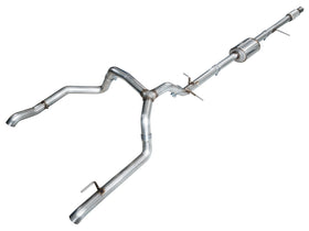 AWE 0FG Catback Split Rear Exit Exhaust for 4th Gen Silverado/Sierra 1500 5.3L (With Bumper Cutouts) - OE Tips