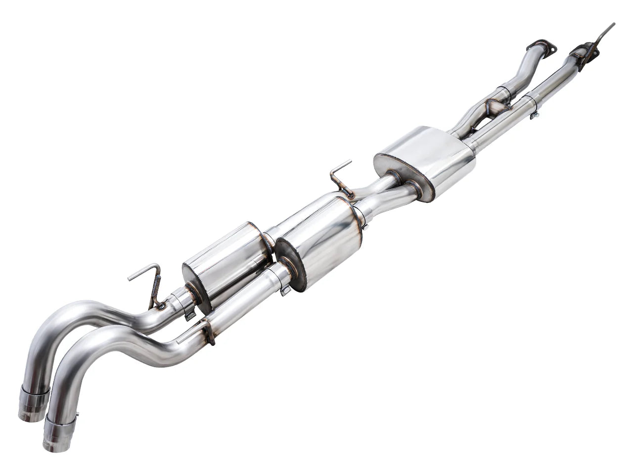 AWE 0FG Exhaust with BashGuard for 3rd Gen Tacoma - No Tips