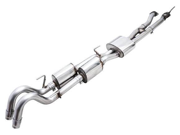 AWE 0FG Exhaust with BashGuard for 3rd Gen Tacoma - No Tips