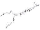 AWE 0FG Catback Exhaust for Silverado ZR2/Sierra AT4X - Dual Bashguard (no tips)-1