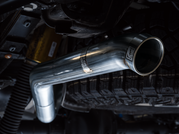AWE 0FG Catback Exhaust for Silverado ZR2/Sierra AT4X - Dual Bashguard (no tips)
