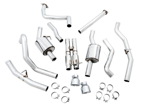 AWE 0FG Catback Exhaust for RAM TRX - Chrome Silver Tips