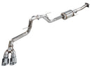 AWE 0FG Dual Side Exit Exhaust for Ford F-150 Regular Cab - 4.5" Chrome Silver Tips-1
