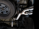 AWE 0FG Single Side Exit Catback Exhaust for 4th Gen RAM 1500 5.7L (without bumper cutouts) - Dual Chrome Tips-7
