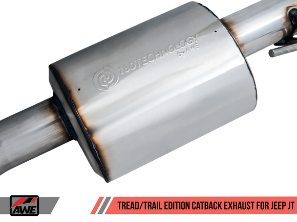 AWE Trail Edition Catback Exhaust for Jeep JT 3.6L