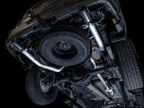 AWE 0FG Catback Split Rear Exit Exhaust for 4th Gen Silverado/Sierra 1500 5.3L (With Bumper Cutouts) - OE Tips - 0