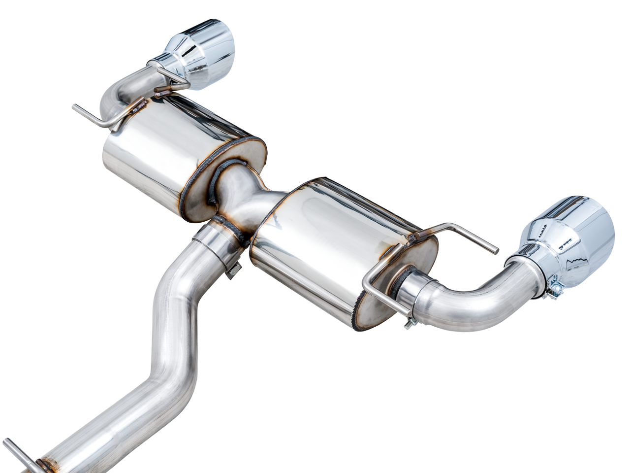 AWE Touring Edition Exhaust for Subaru BRZ / Toyota GR86 / Toyota 86 / Scion FR-S - Diamond Black Tips