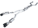 AWE Touring Edition Exhaust for Ford Explorer ST - Diamond Black Tips-1