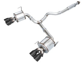 AWE Touring Edition Exhaust for VB Subaru WRX - Diamond Black Tips