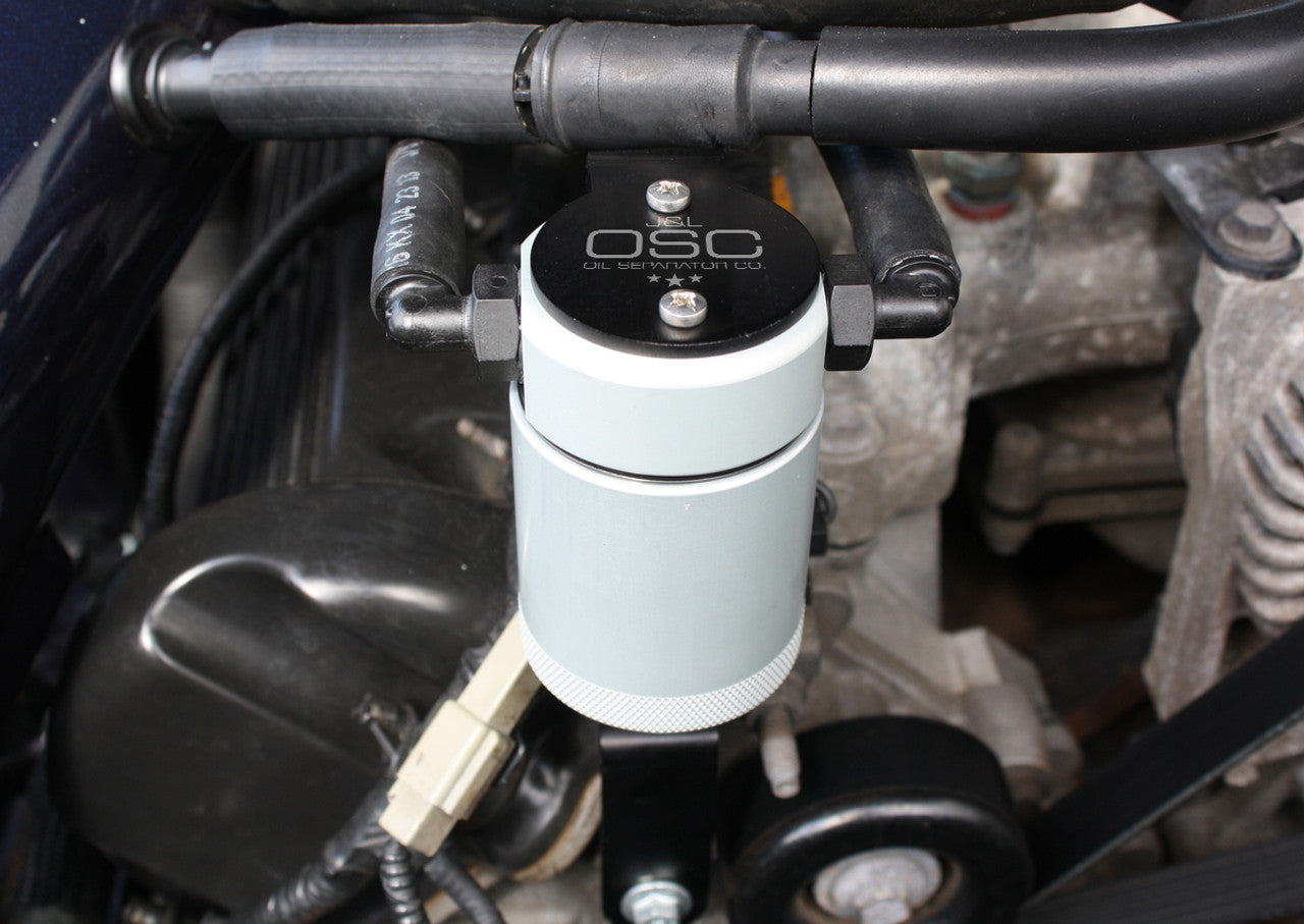 J&L Oil Separator 3.0, Passenger Side (1999-2004 Ford Mustang GT; 2001 Ford Mustang Bullitt) - 0