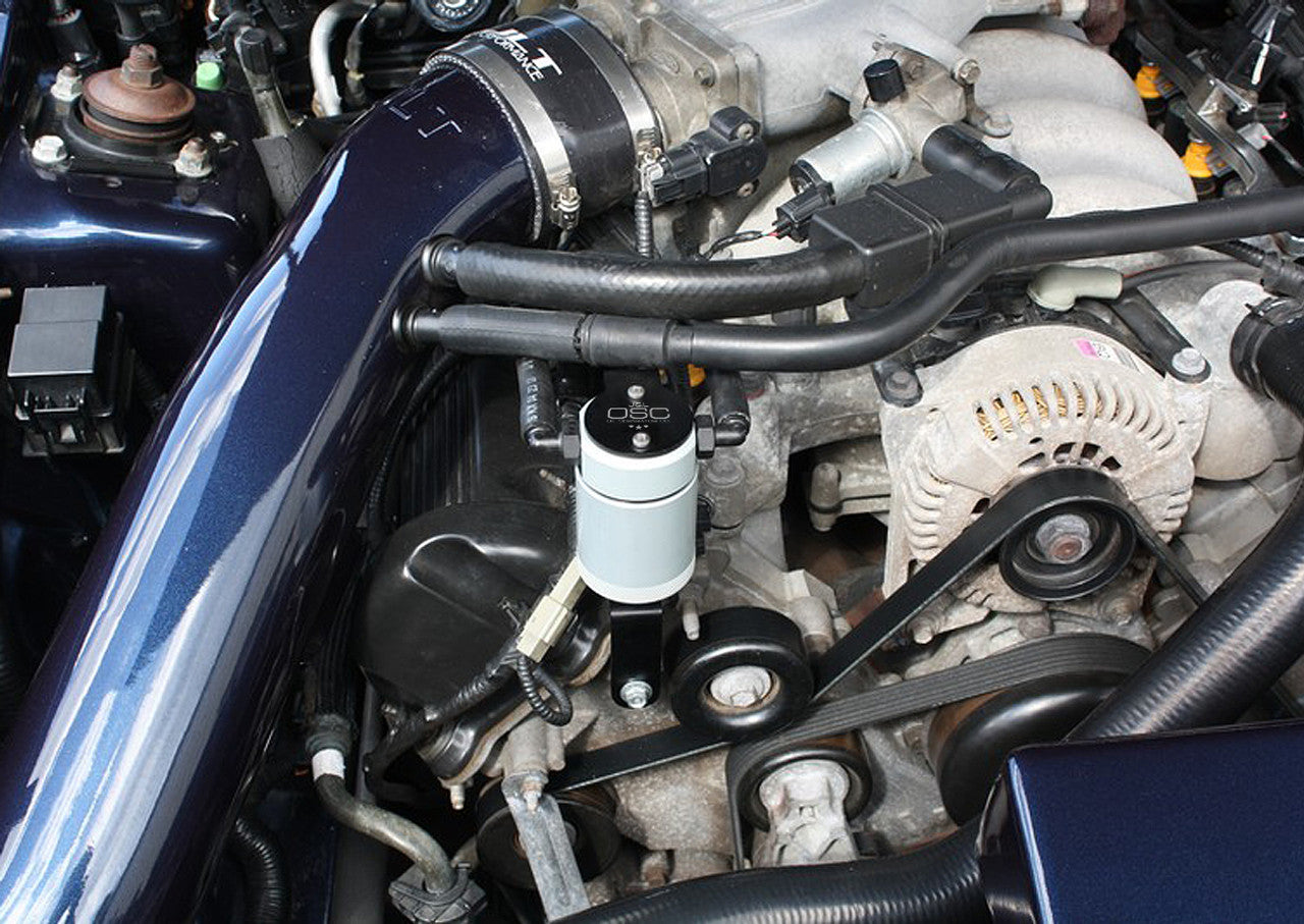 J&L Oil Separator 3.0, Passenger Side (1999-2004 Ford Mustang GT; 2001 Ford Mustang Bullitt)