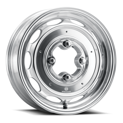 Mobelwagen MW-430P Interceptor 15x5.5in / 4x130 BP / 20mm Offset / 85.85mm Bore - Polished Wheel