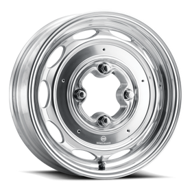 Mobelwagen MW-430P Interceptor 15x5.5in / 4x130 BP / 20mm Offset / 85.85mm Bore - Polished Wheel
