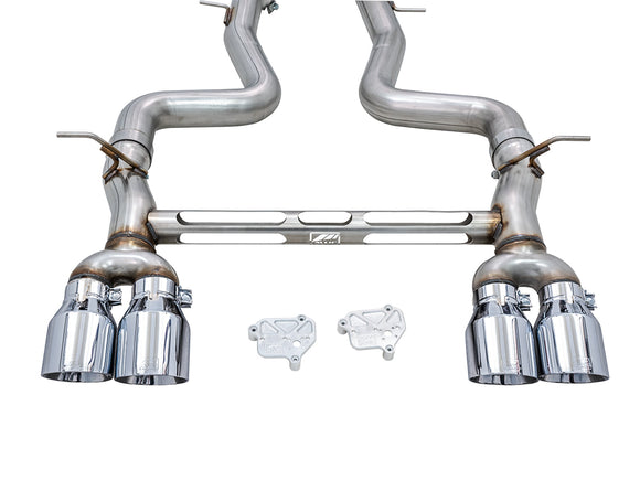 AWE Track Edition Catback Exhaust for BMW F8X M3/M4 - Chrome Silver