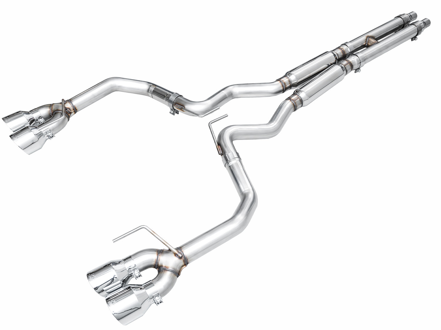 AWE EXHAUST SUITE FOR S650 MUSTANG QUAD TIP GT