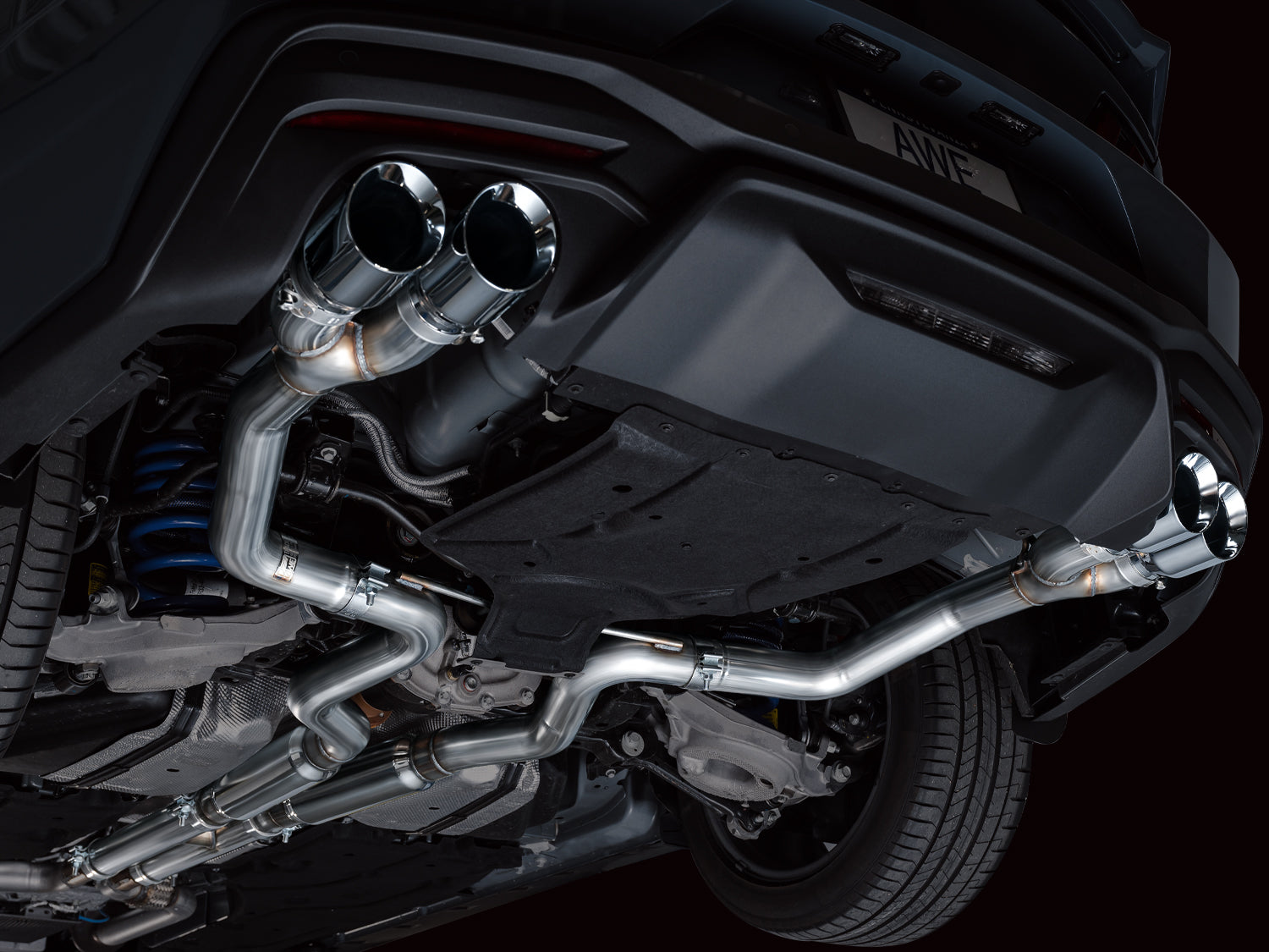 AWE EXHAUST SUITE FOR S650 MUSTANG QUAD TIP GT