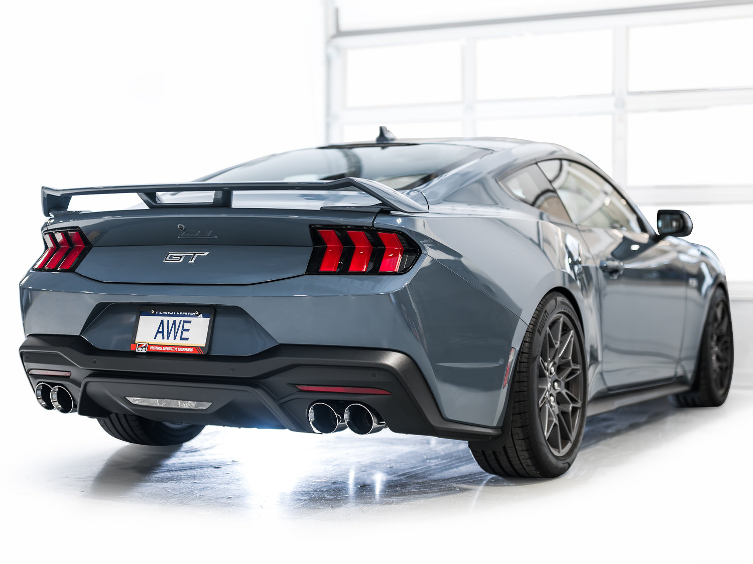 AWE EXHAUST SUITE FOR S650 MUSTANG QUAD TIP GT