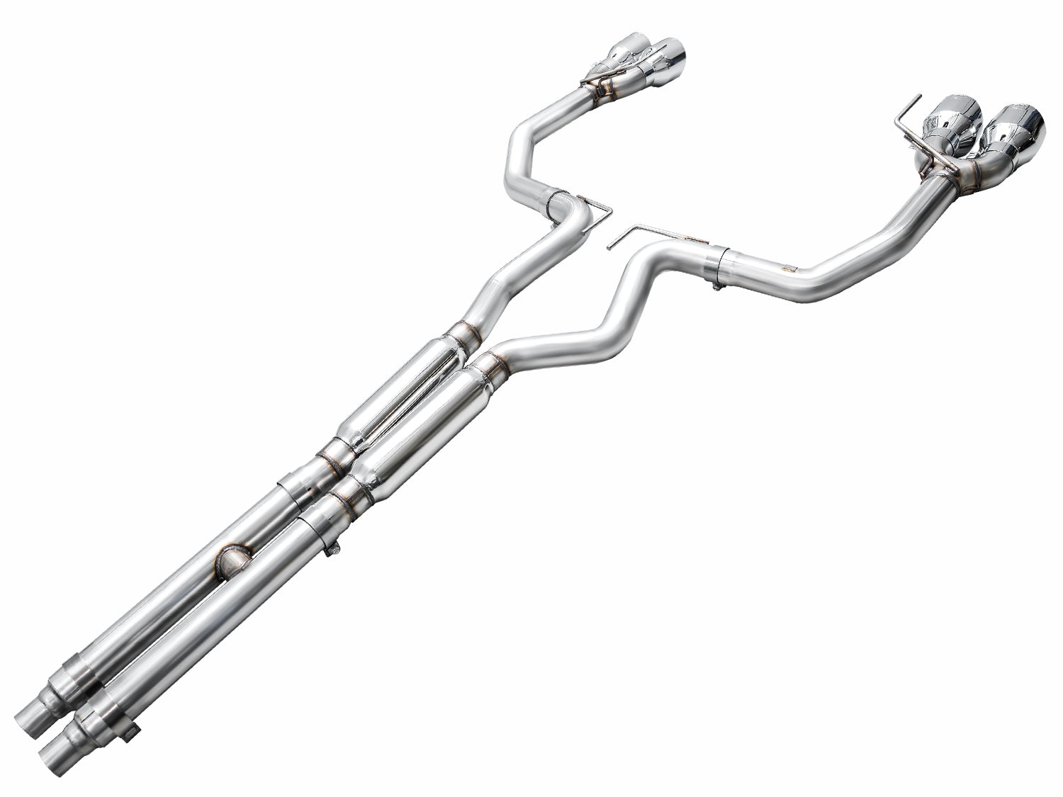 AWE EXHAUST SUITE FOR S650 MUSTANG QUAD TIP GT