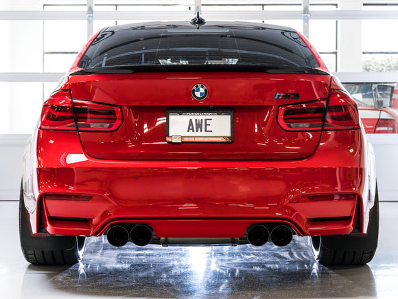 AWE SwitchPath™ Catback Exhaust for BMW F8X M3/M4 - Diamond Black
