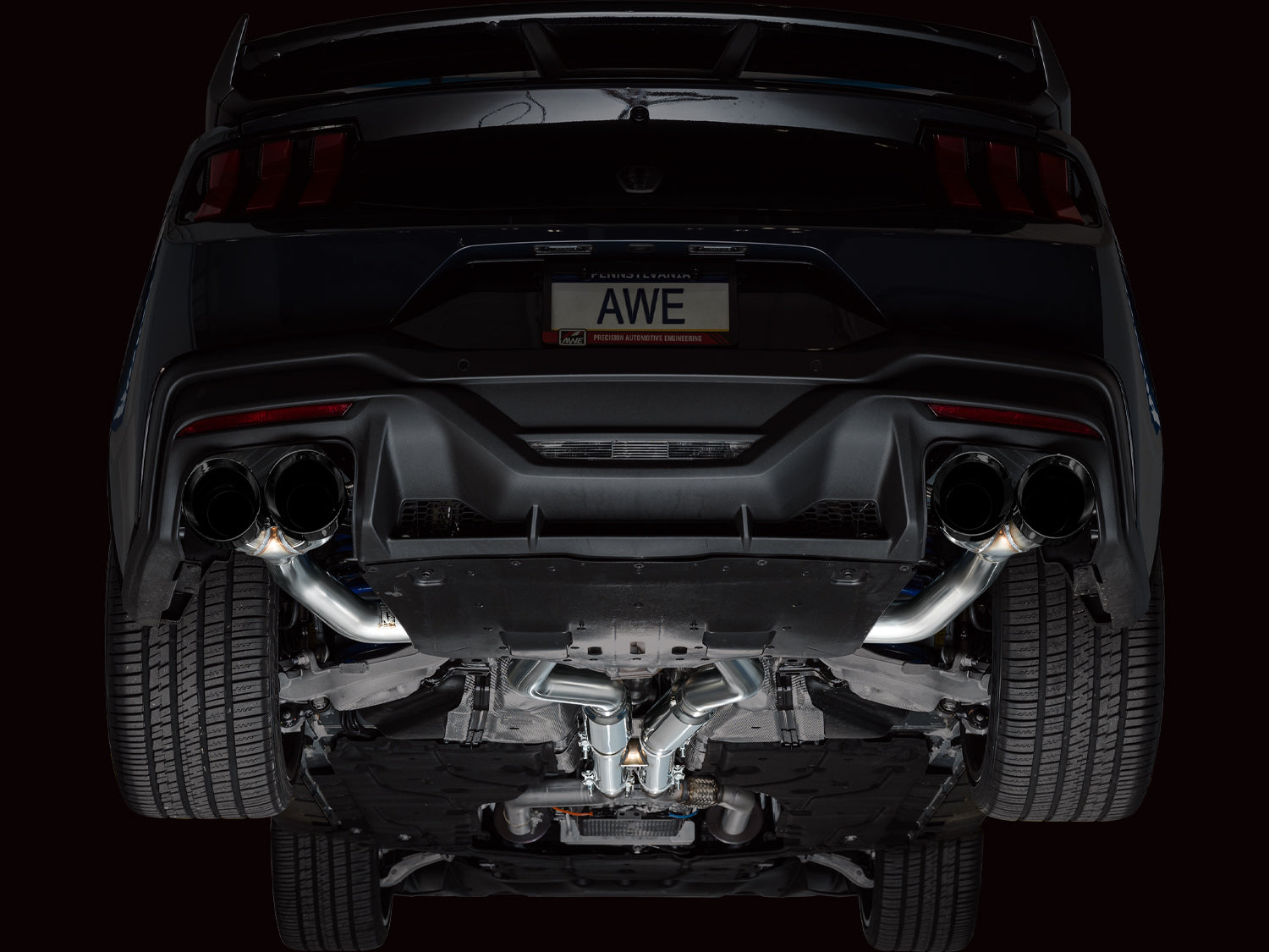 AWE EXHAUST SUITE FOR S650 MUSTANG DARK HORSE